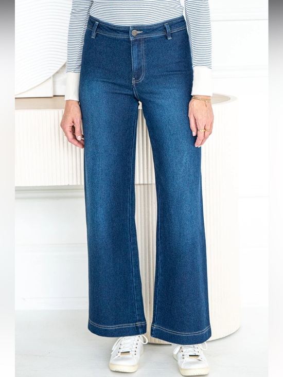 Z Supply Denim - NEW! Z Supply Rilynn Women's High Rise Indigo Wide-Leg Jeans Size 29